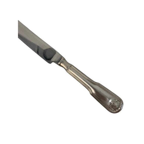 VTG Silver Cake Knife Bridalake Stainless Steel Wedding Japan 12.5" 8820 - Picture 4 of 6